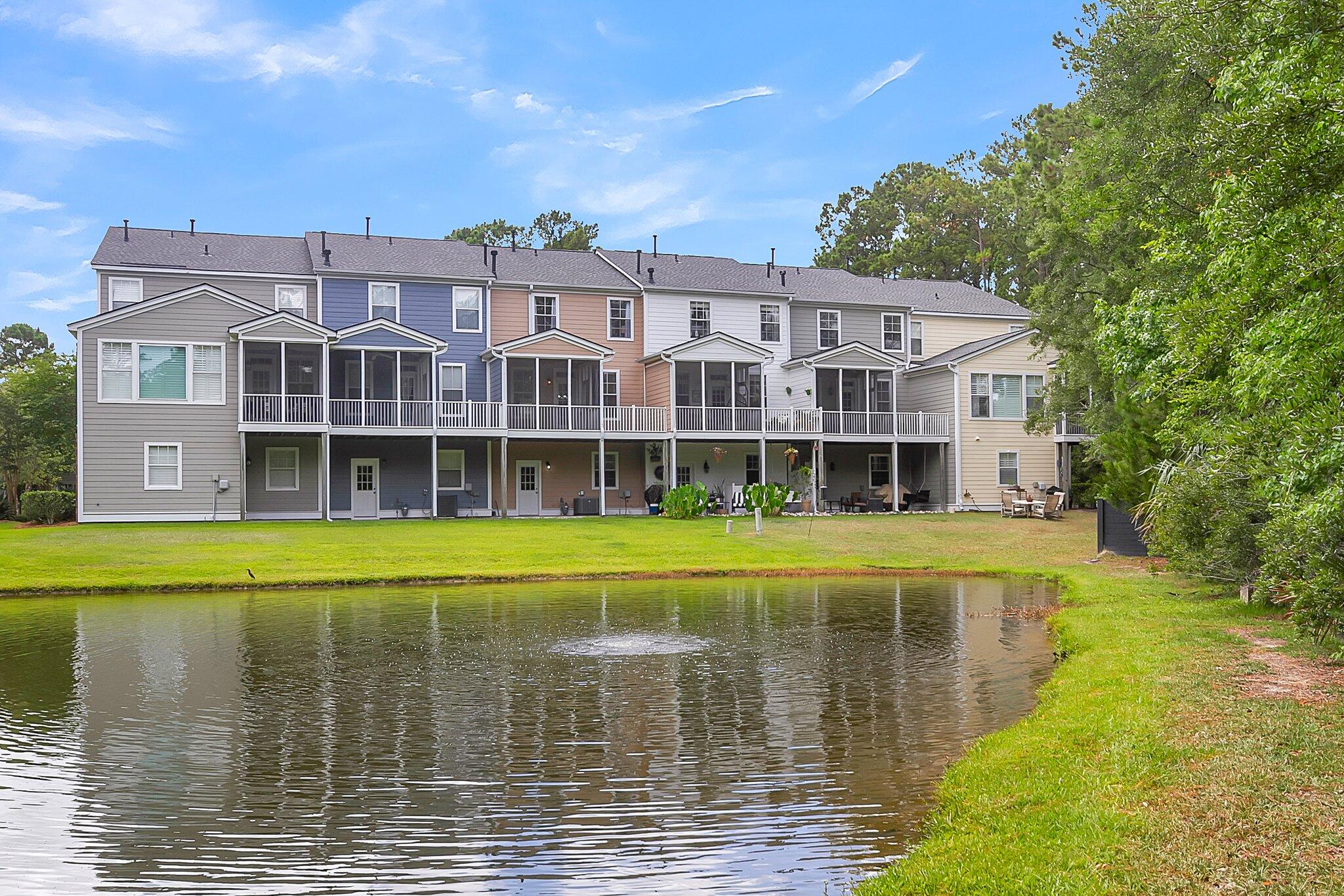 176 Fair Sailing Road Mount Pleasant, SC 29466 - Photo 9 of 56 Back of homes overlooking the pond