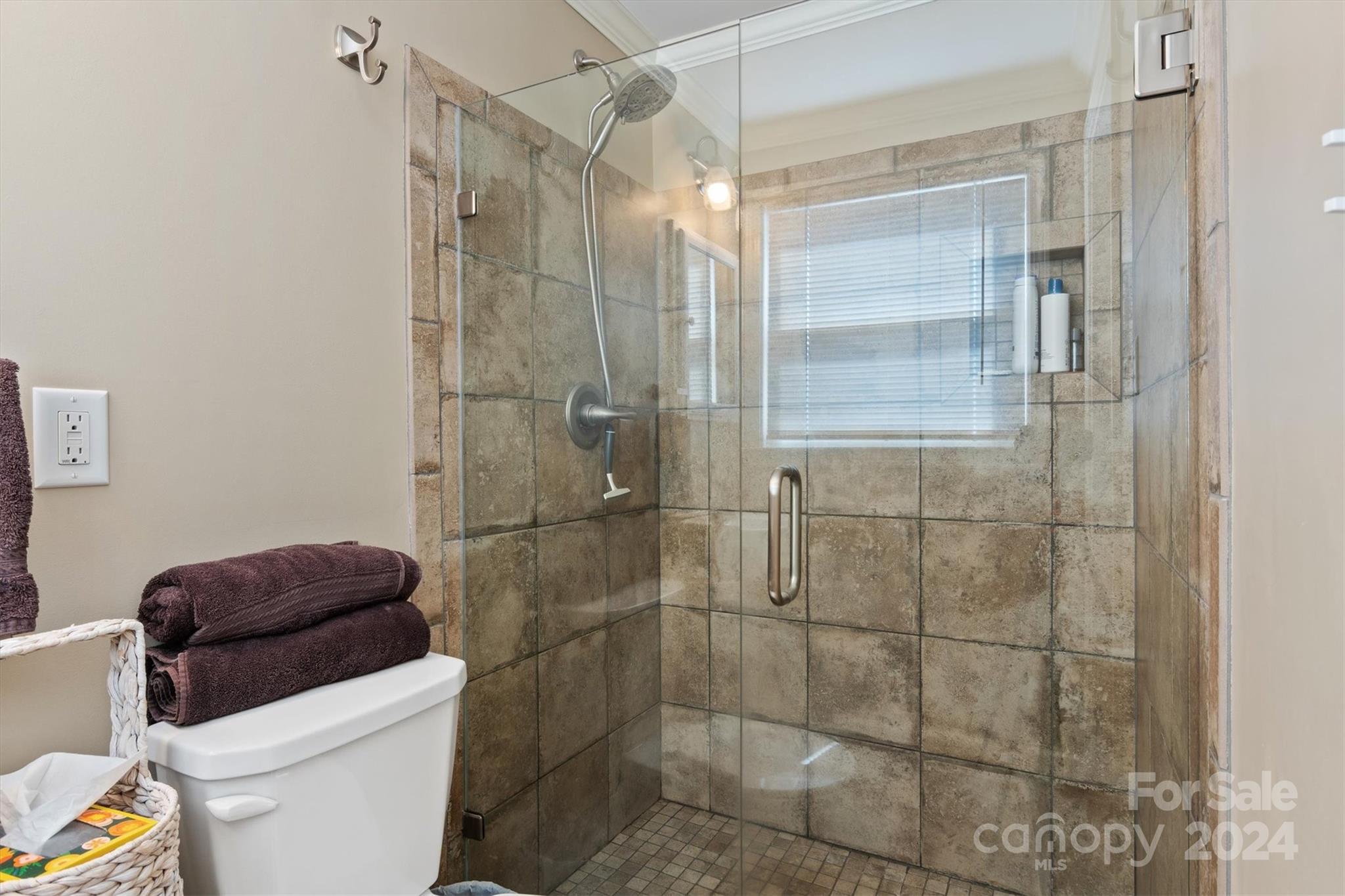 215 6th Street Northeast Conover, NC 28613 - Photo 24 of 47 a bathroom with a toilet and a shower
