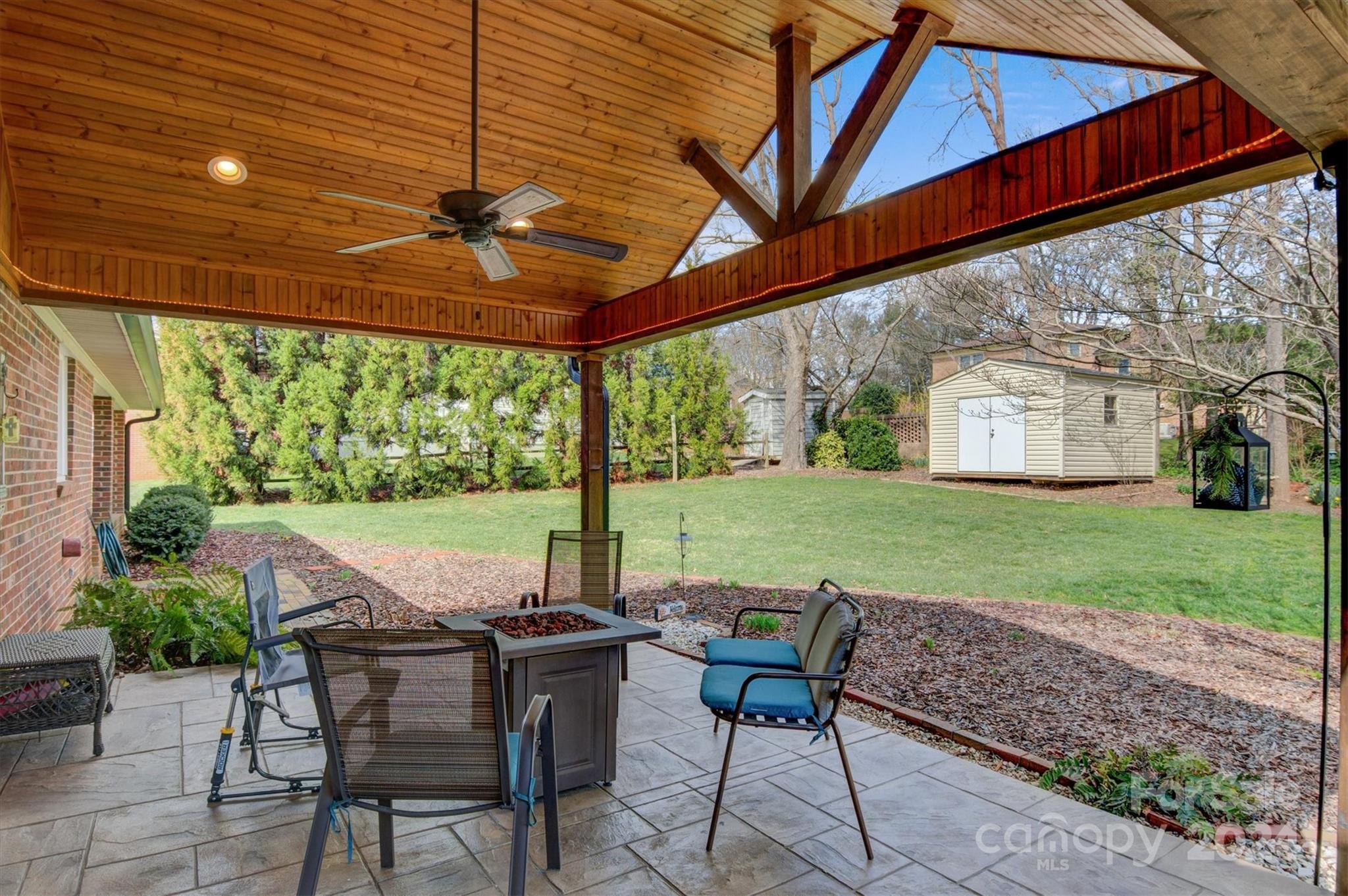 215 6th Street Northeast Conover, NC 28613 - Photo 36 of 47 a view of yard with patio