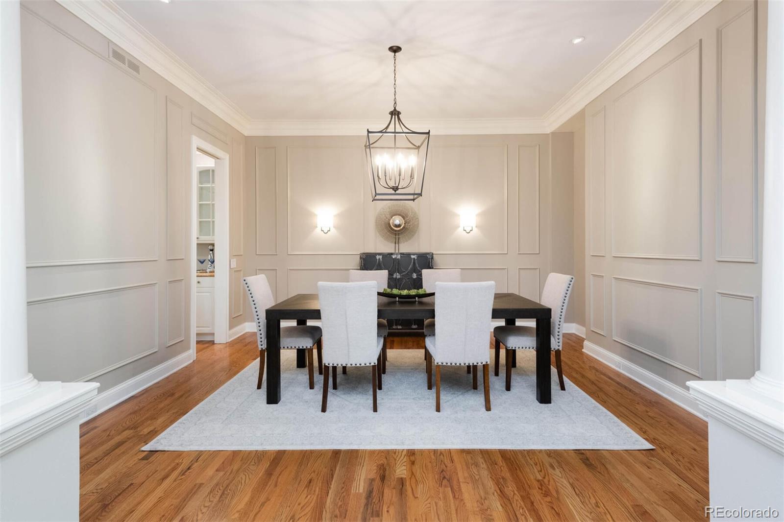 470 Monroe Street Denver, CO 80206 - Photo 6 of 40 a view of a dining room with furniture window and wooden floor