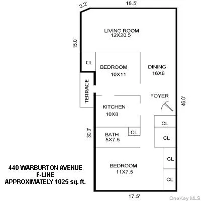 $229,900 | 440 Warburton Avenue, Unit 5F, Yonkers, NY 10701