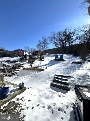 a outdoor space with lots of trees in the background