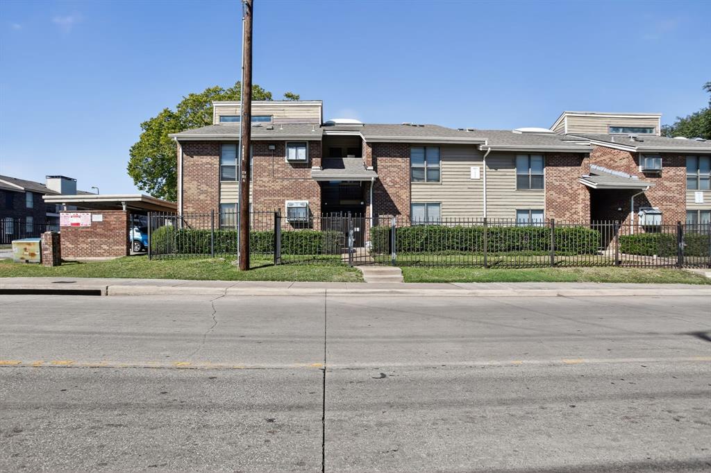 front view of a house with a street