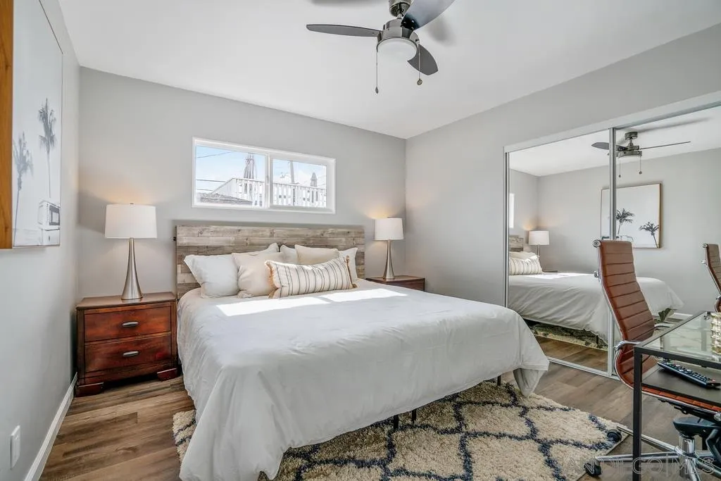 808 Leonard Avenue Oceanside, CA 92054 - Photo 25 of 25 a bedroom with a bed and window