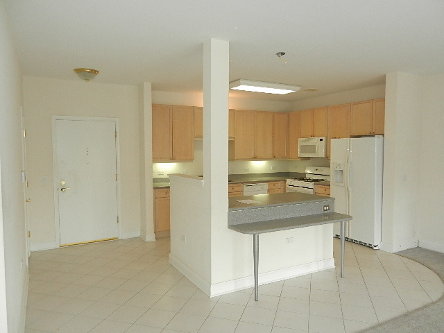 620 McHenry Road, Unit 303 Wheeling, IL 60090 - Photo 4 of 18 a view of a kitchen with a sink and an oven