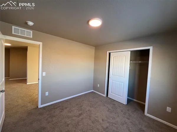 a view of a garage