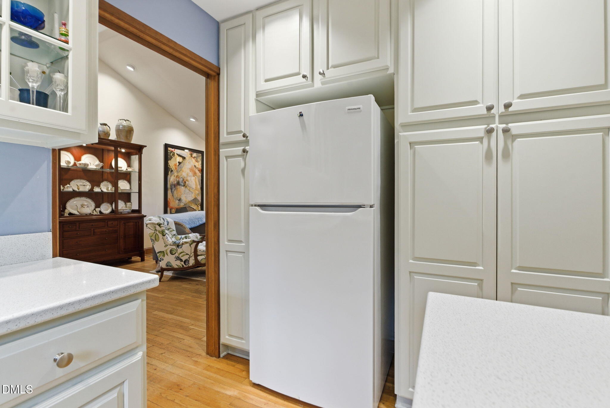 1513 Dellwood Drive Raleigh, NC 27607 - Photo 19 of 76 a refrigerator freezer sitting inside of a kitchen