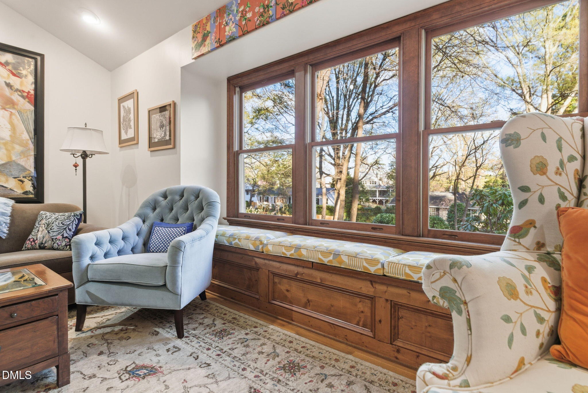 1513 Dellwood Drive Raleigh, NC 27607 - Photo 7 of 76 a living room with furniture and a large window