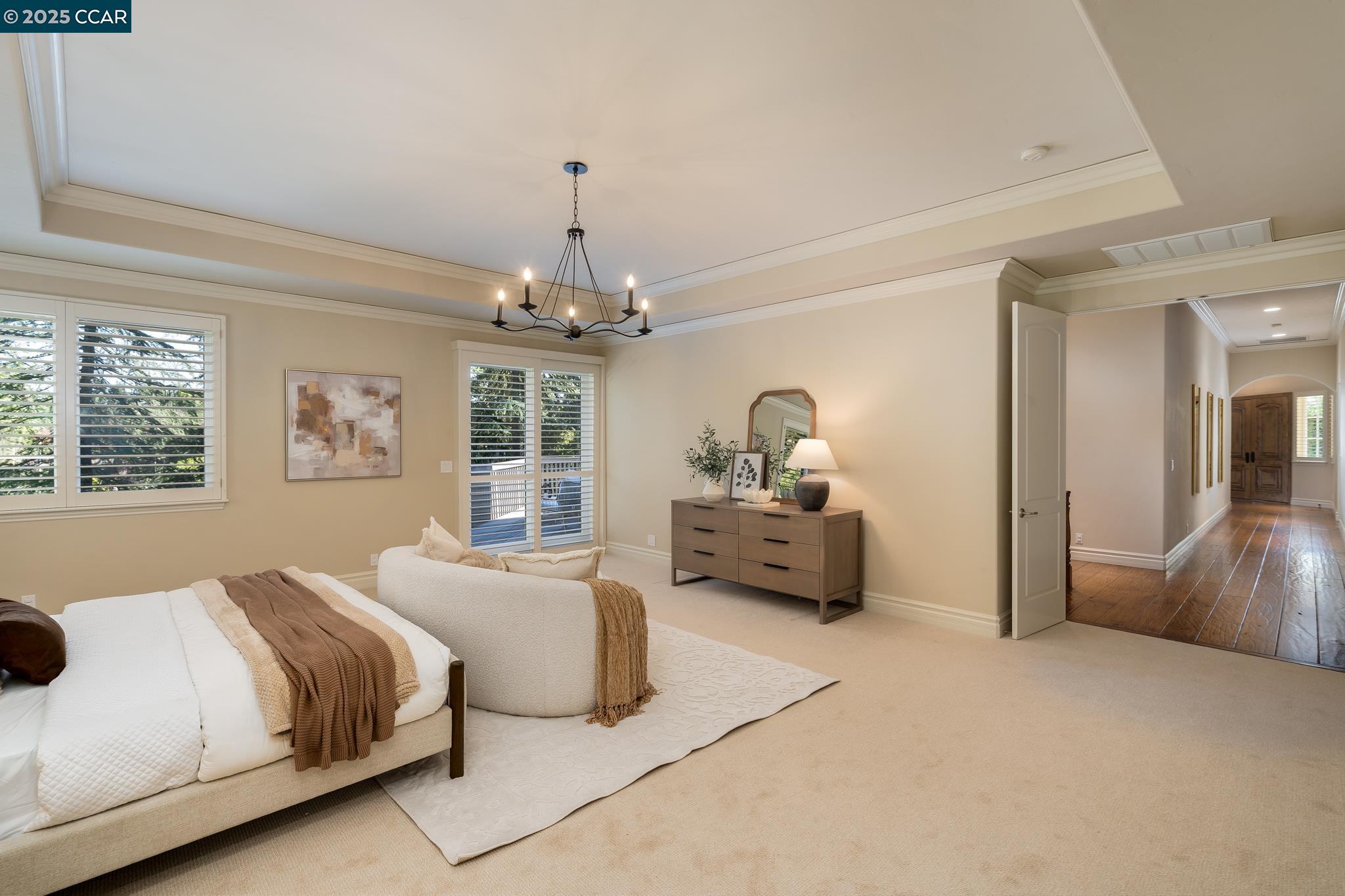 471 El Rio Danville, CA 94526 - Photo 23 of 51 a spacious bedroom with a bed and window