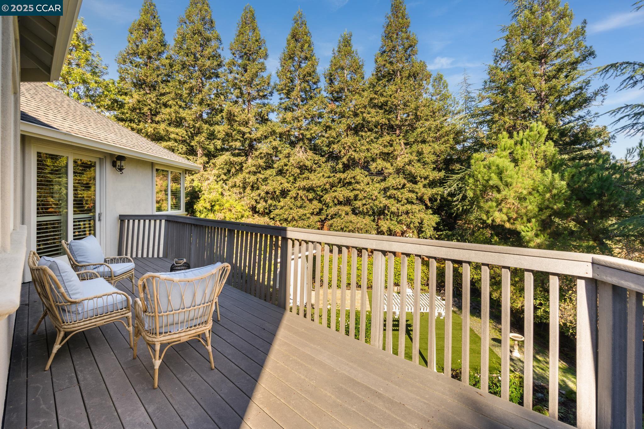 471 El Rio Danville, CA 94526 - Photo 39 of 51 a view of a chair and table in the balcony