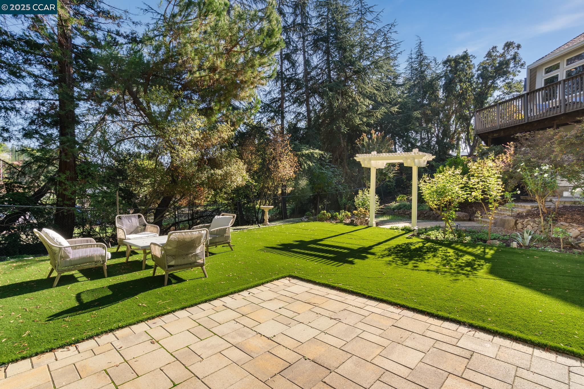 471 El Rio Danville, CA 94526 - Photo 45 of 51 a view of a chair and tables in the garden
