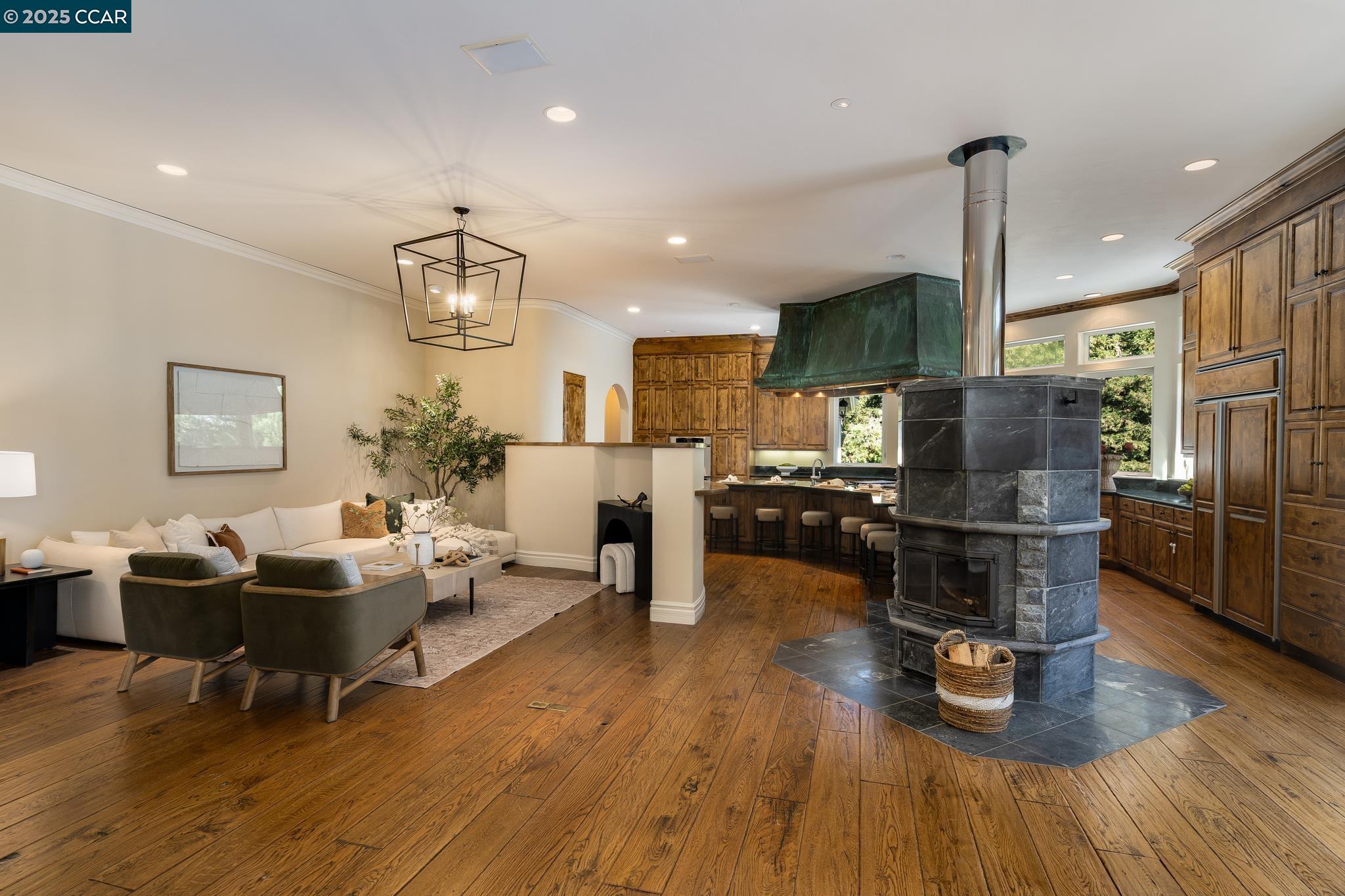 471 El Rio Danville, CA 94526 - Photo 5 of 51 a living room with dining table furniture and kitchen view