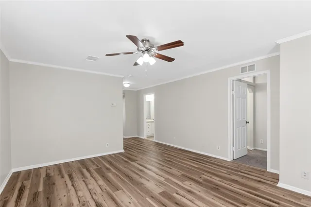 wooden floor in an empty room