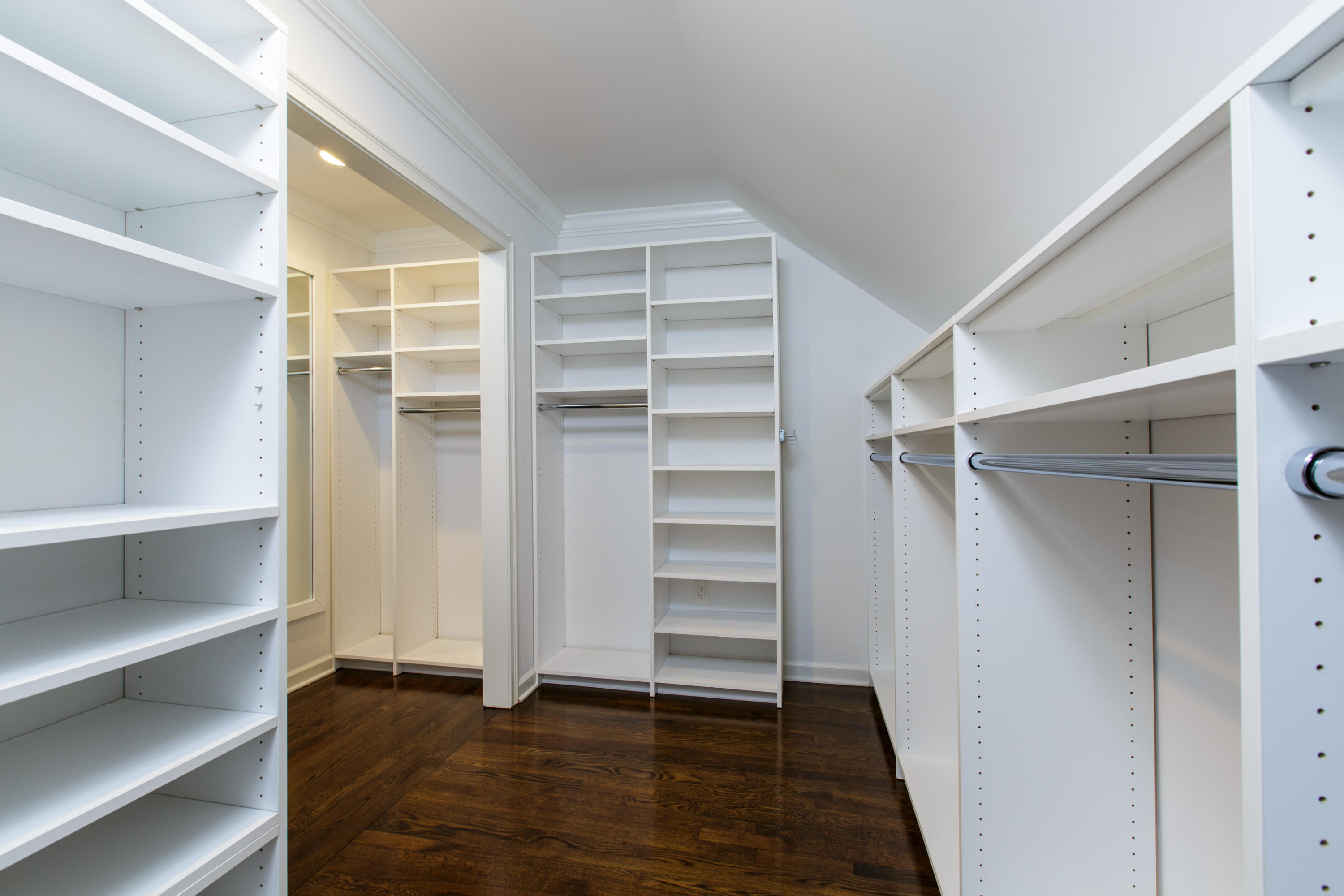 142 Harrison Avenue New Canaan, CT 06840 - Photo 21 of 30 a view of walk in closet with empty racks
