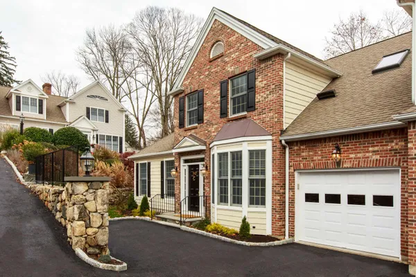 a view of a building with a large windows