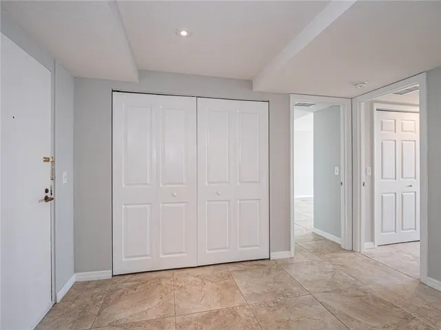 a view of an empty room