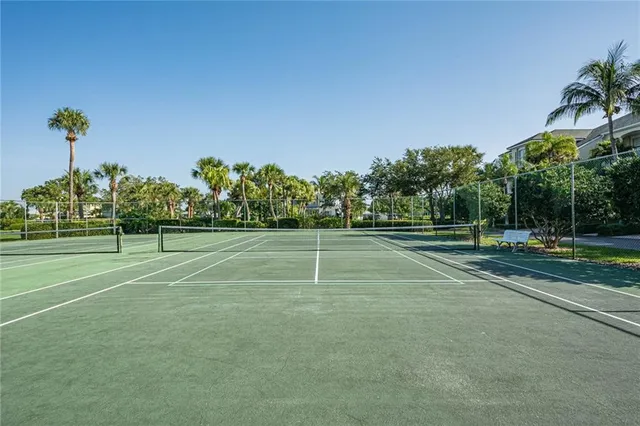 a view of a tennis court
