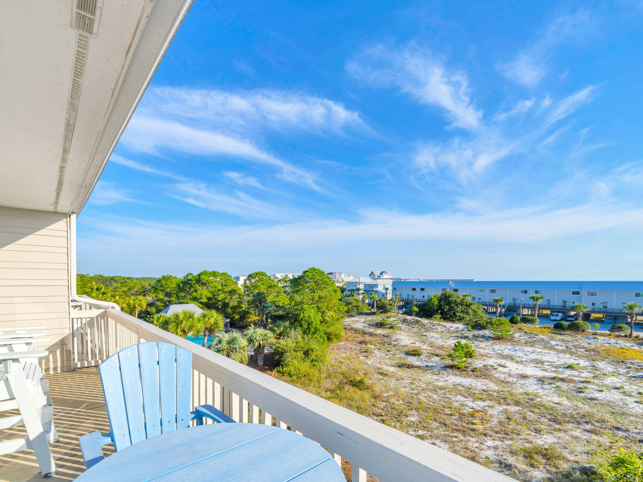 145 Beachfront Trail, Unit 307A Santa Rosa Beach, FL 32459 - Photo 34 of 60 a view of balcony with furniture