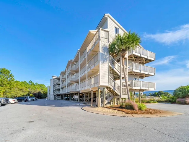 a view of a porch with sitting area