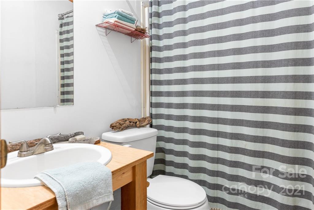 3 Buckner Road Leicester, NC 28748 - Photo 16 of 28 a bathroom with a sink toilet and mirror