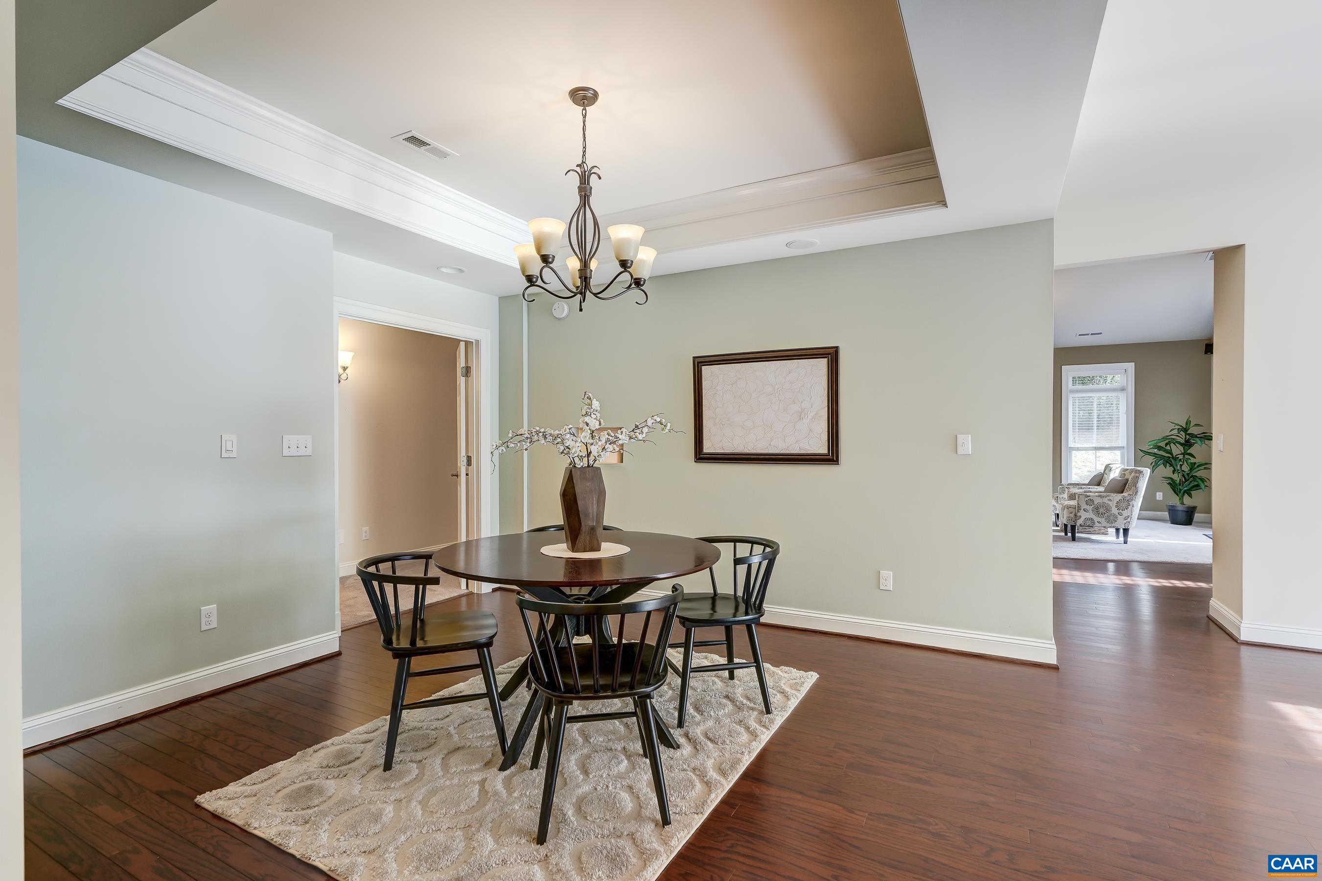 4634 Mechums River Road Charlottesville, VA 22901 - Photo 7 of 59 Formal dining room features a tray ceiling and pass through to kitchen for easy clean up.