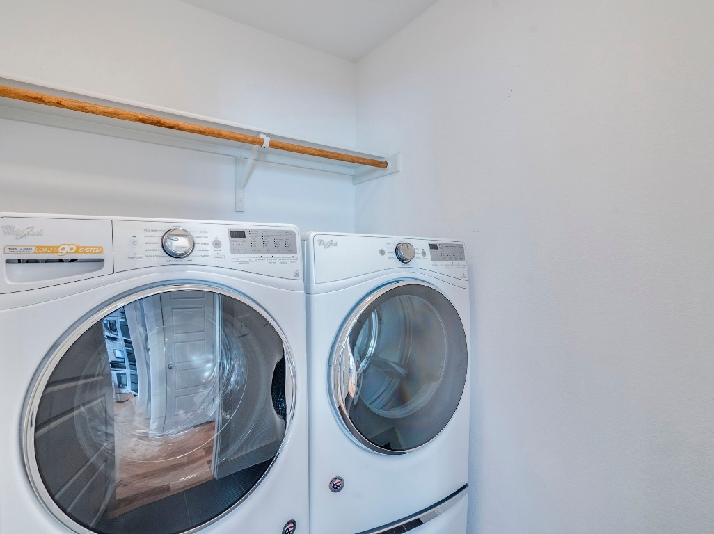 2309 Hermia Street Austin, TX 78741 - Photo 25 of 30 a utility room with dryer and washer