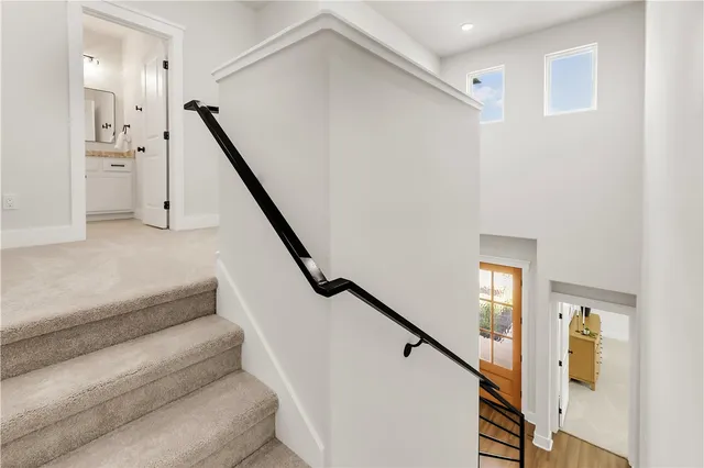 a view of a livingroom with wooden floor