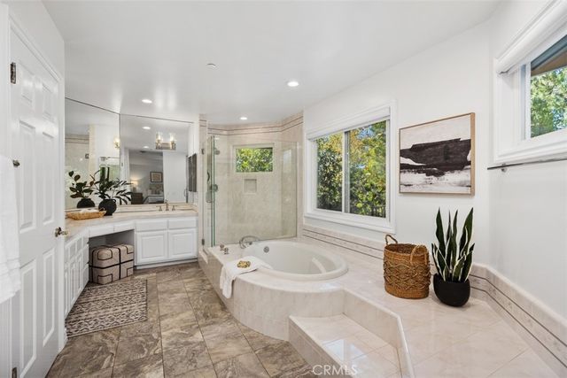 a view of balcony with mountain view