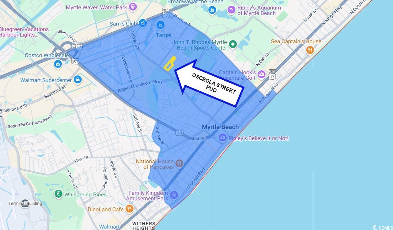Tbd Mr. Joe White Avenue Myrtle Beach, SC 29577 - Photo 3 of 3 Map / location