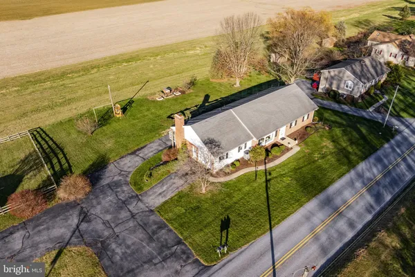 front view of house with a yard