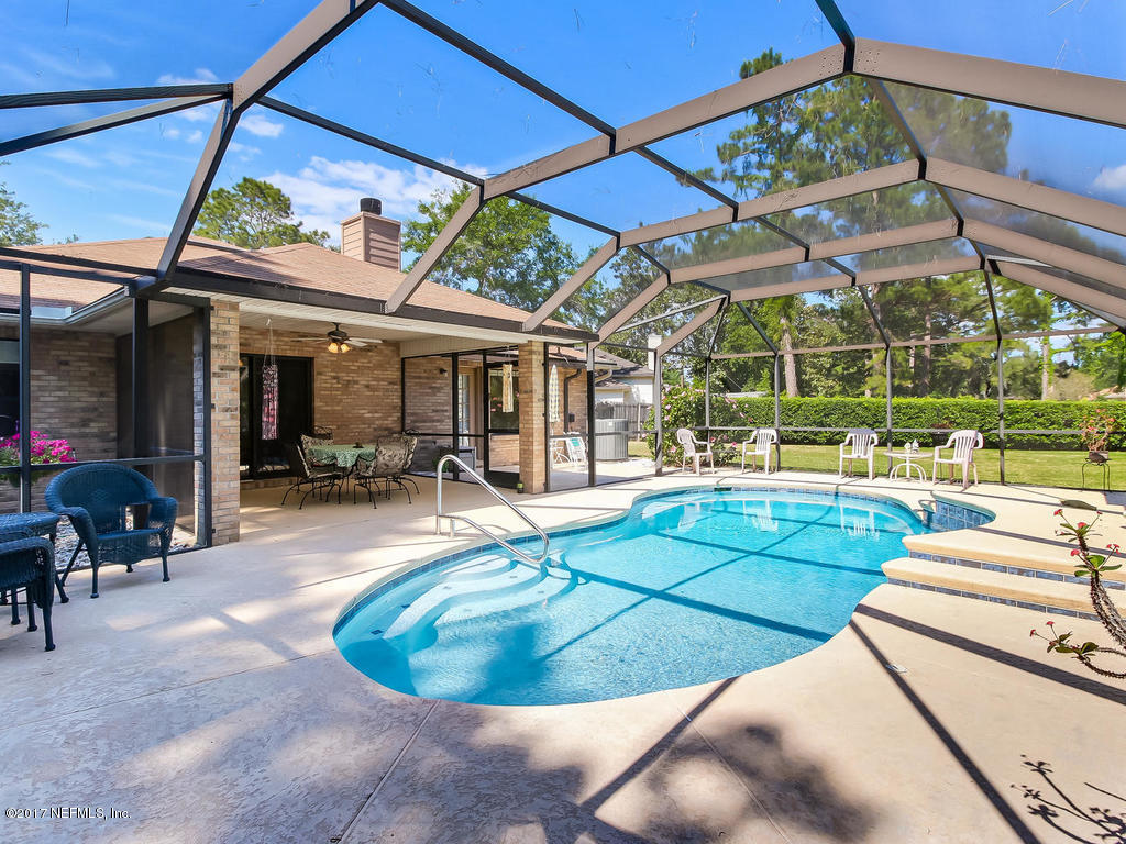 1875 Old Fleming Grove Road Fleming Island, FL 32003 - Photo 31 of 47 Pool Looking t oPorch