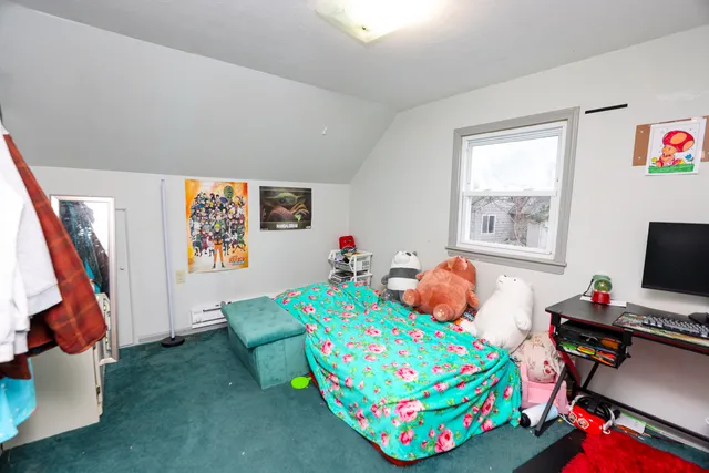 a storage room with washer and dryer