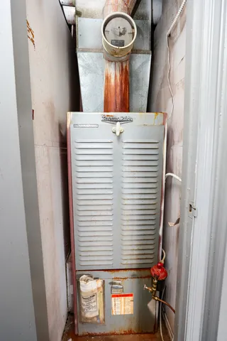 a view of a balcony with two chairs