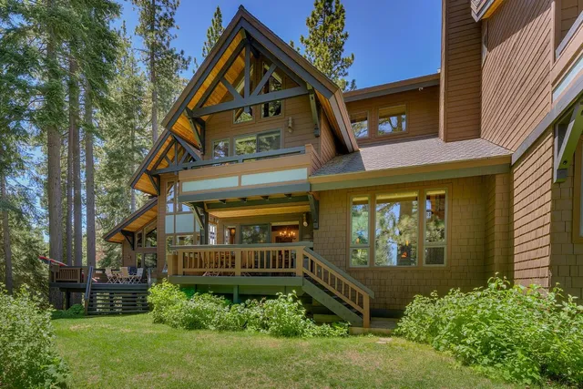 front view of a house with a small yard