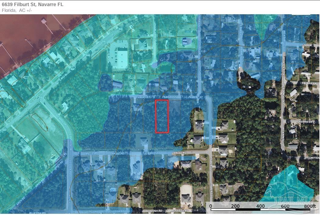 6639 Filbert Street Navarre, FL 32566 - Photo 3 of 3 a bird view of a house