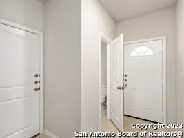 a view of a bathroom from a bathroom