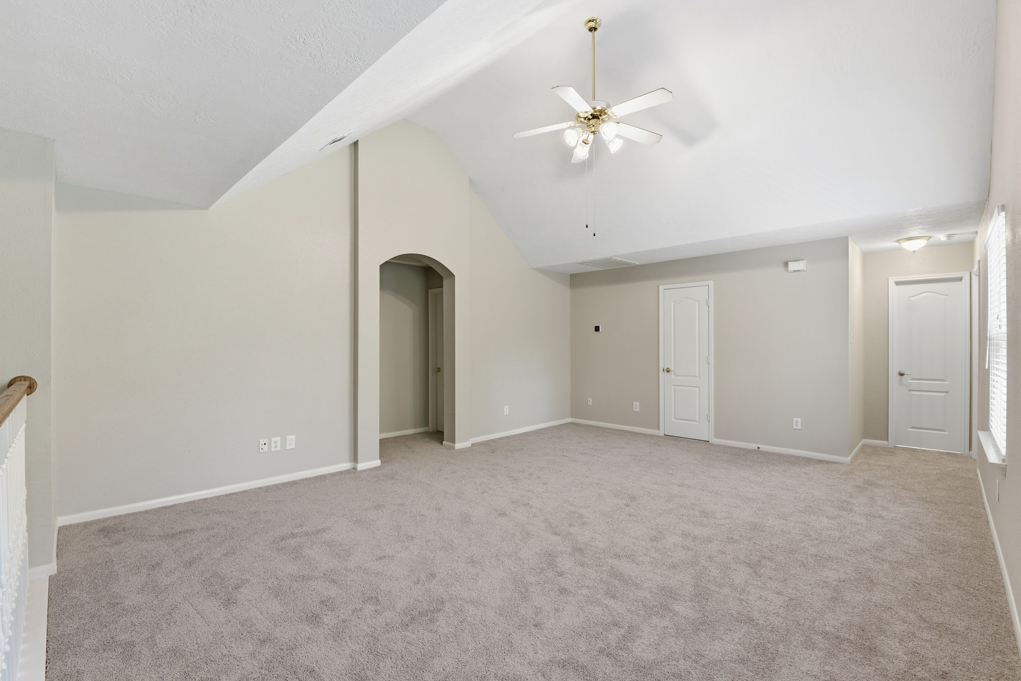 3414 Hackberry Court Spring, TX 77388 - Photo 35 of 50 This huge game room is ready for your gaming system, pool table and more! Carpet replaced April 2026, fresh paint, ceiling fan, and a great storage closet!