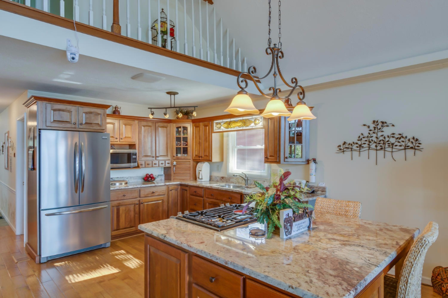 13252 Spence Road Three Rivers, MI 49093 - Photo 23 of 51 Kitchen with Island Below Private Loft