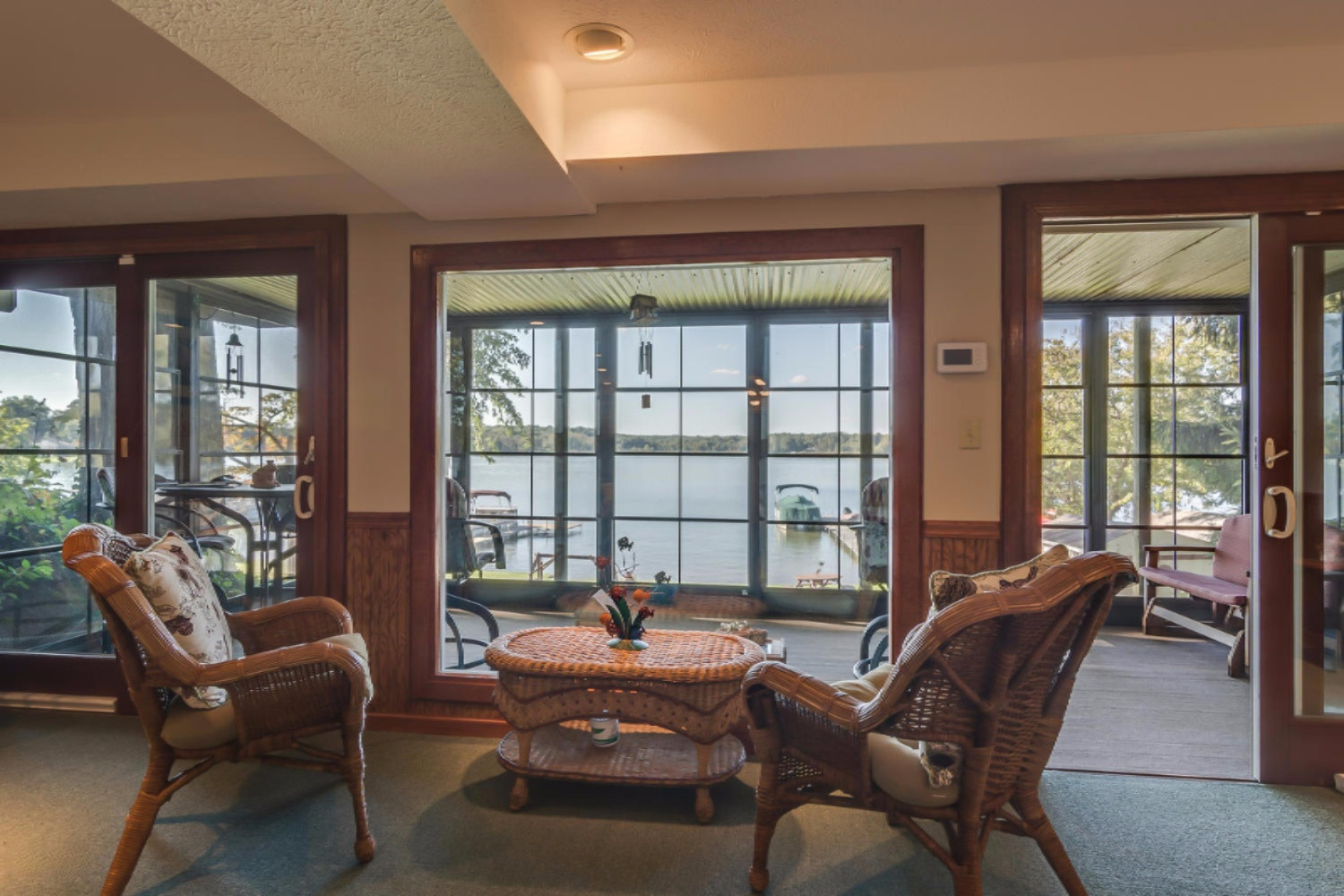 13252 Spence Road Three Rivers, MI 49093 - Photo 44 of 51 Lower Level with Lake View
