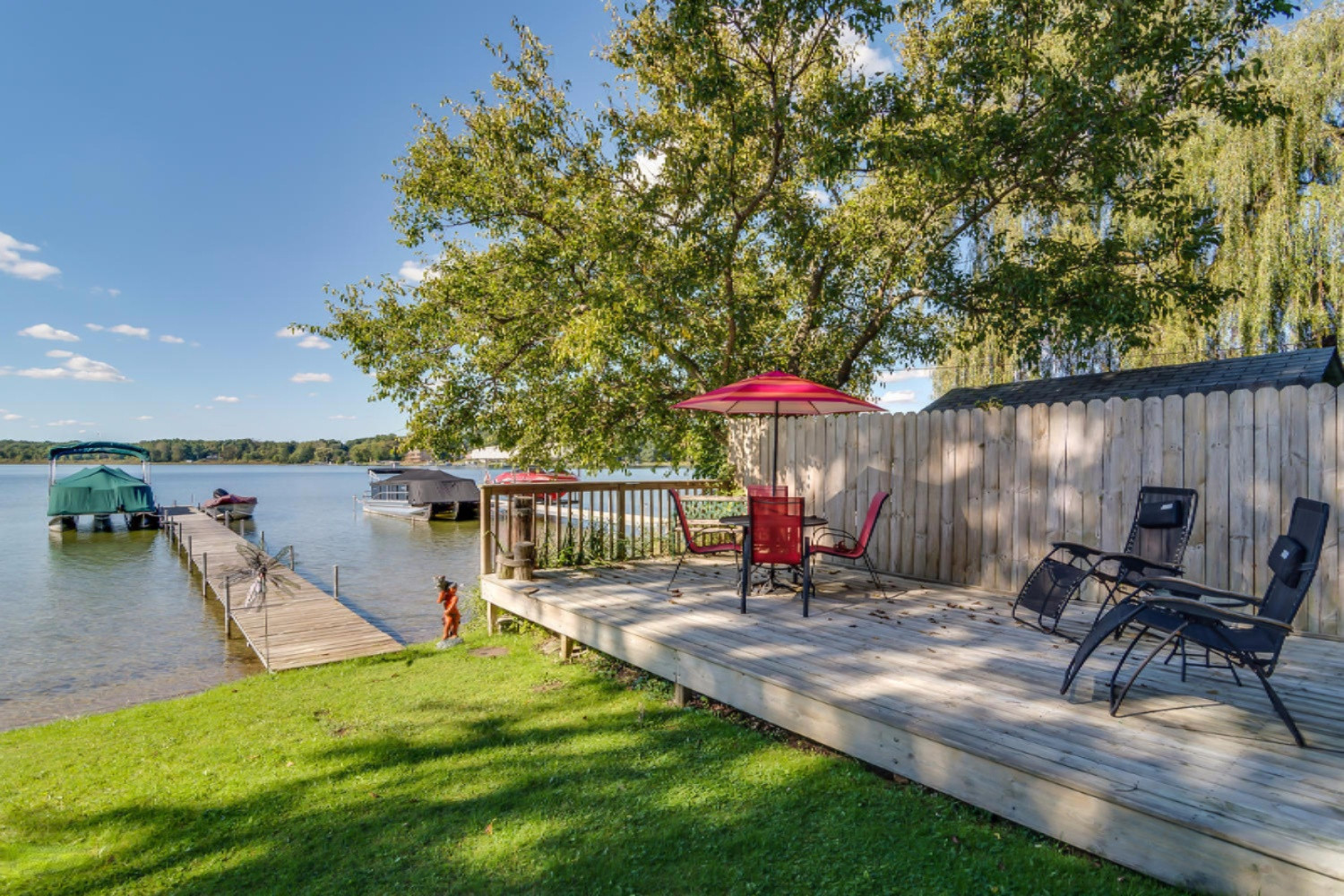 13252 Spence Road Three Rivers, MI 49093 - Photo 7 of 51 LakeSide Deck
