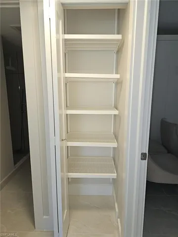 a view of walk in closet