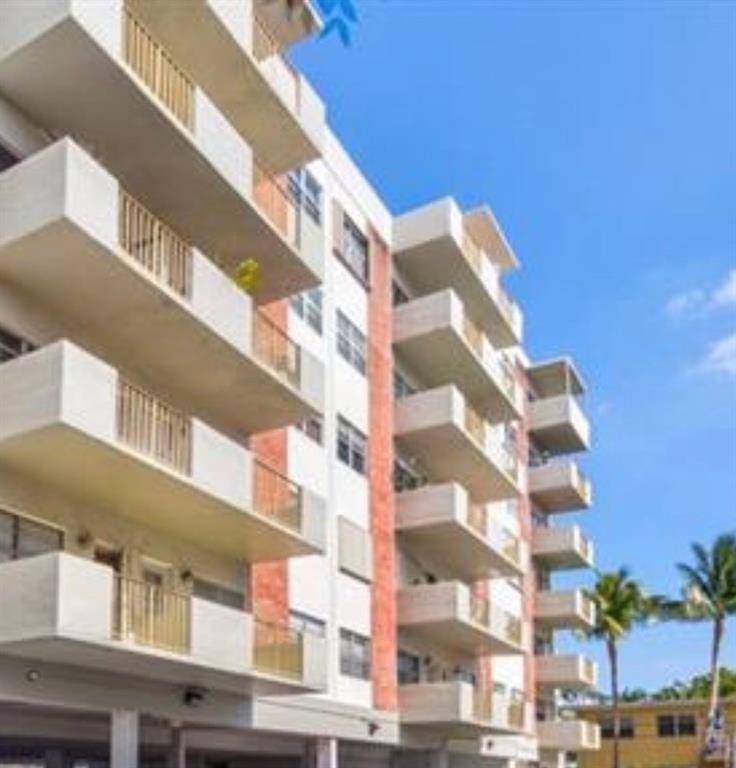 a front view of a building