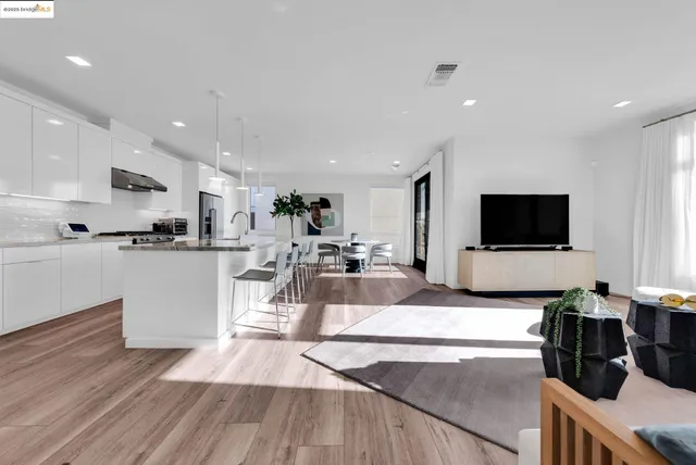 a balcony with view and lot of stuff