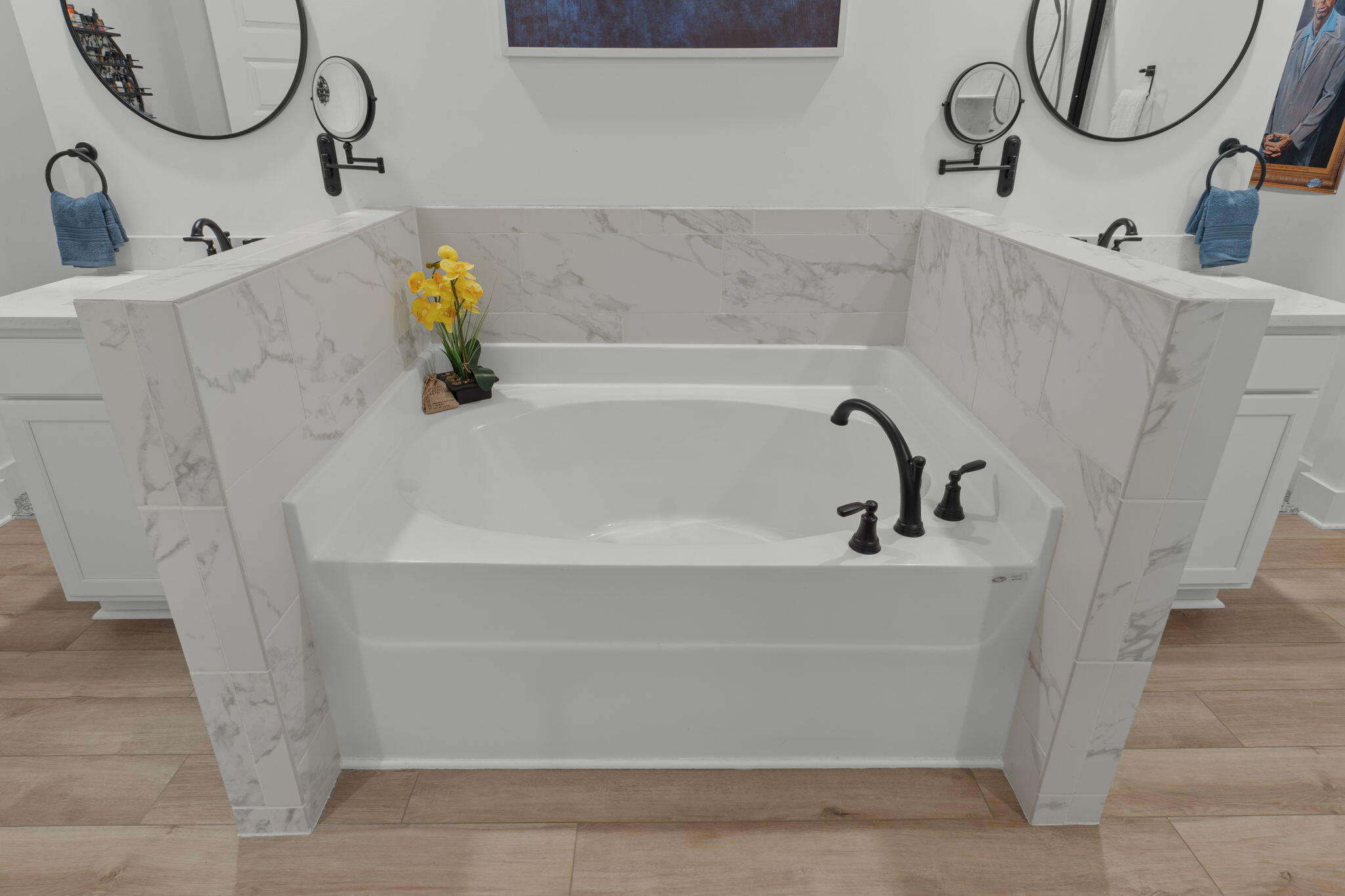 136 Hibernate Way Freeport, FL 32439 - Photo 25 of 55 a bathroom with a sink and a mirror