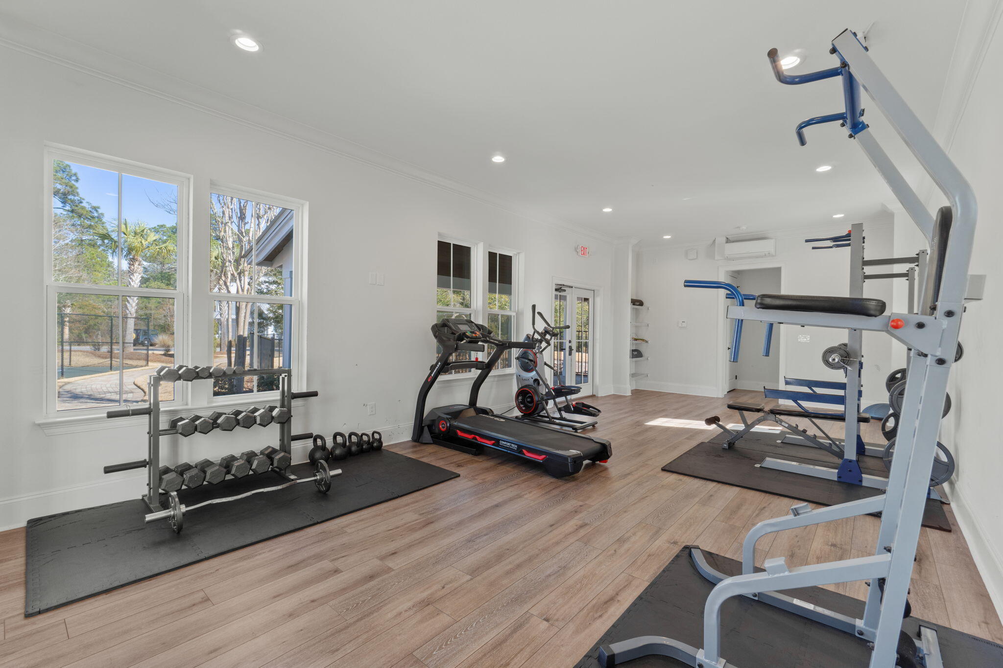 136 Hibernate Way Freeport, FL 32439 - Photo 43 of 55 a view of a room with gym equipment