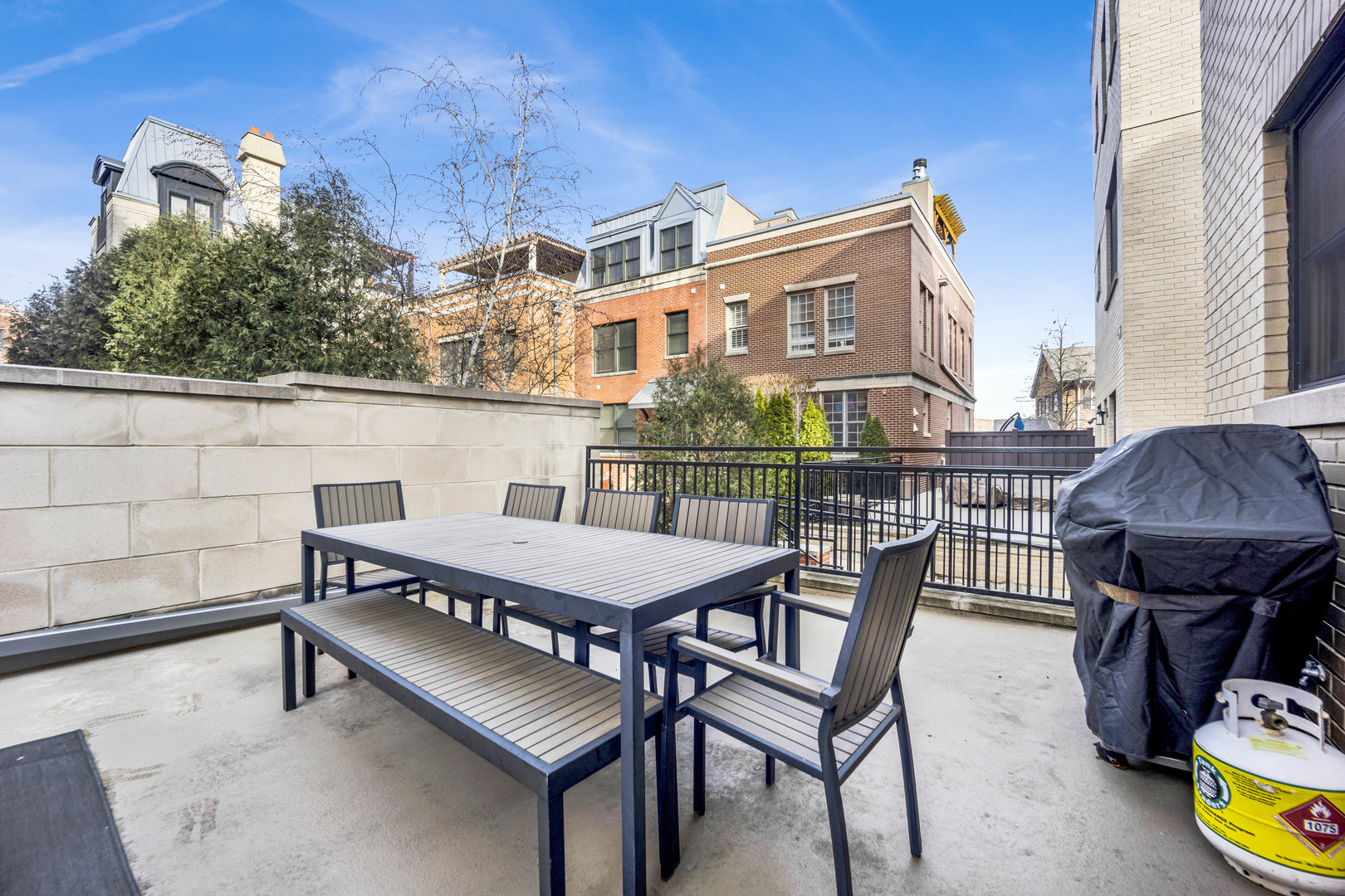 460 Pennsylvania Avenue, Unit C Glen Ellyn, IL 60137 - Photo 15 of 37 a view of a balcony with chairs