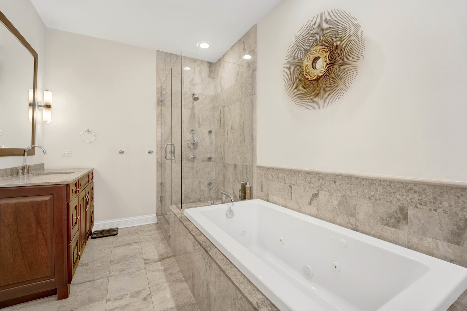 460 Pennsylvania Avenue, Unit C Glen Ellyn, IL 60137 - Photo 27 of 37 a bathroom with a bathtub and shower
