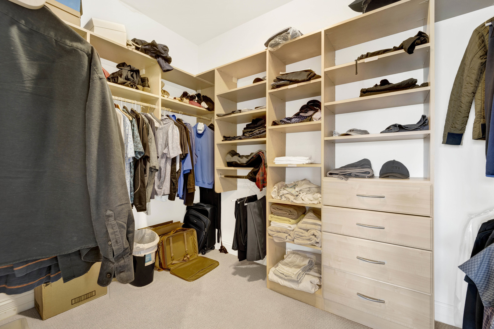 460 Pennsylvania Avenue, Unit C Glen Ellyn, IL 60137 - Photo 30 of 37 a view of walk in closet with clothes and shoes