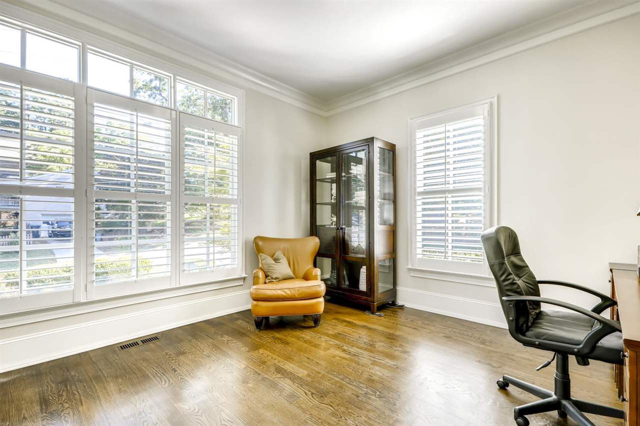 2827 Lewis Farm Road Raleigh, NC 27607 - Photo 14 of 30 So many Options - 5th Bedroom, Guest Suite, or Office. Has Walk-In Shower and Marble Vanity. First Floor En Suite