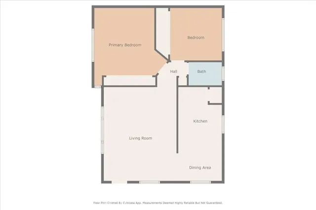 a picture of a bench in a mirror